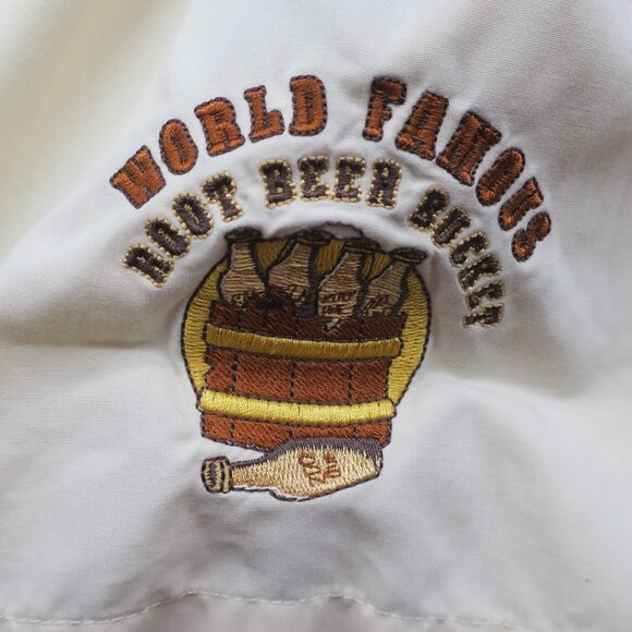 Vintage Disney Resorts Grumpy's Tavern Embroidered Button Bowling Shirt Men's XL - Picture 8 of 9